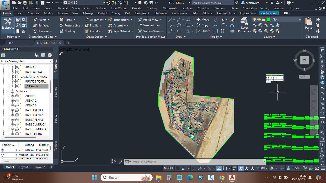 DIGITALIZACIÓN DE  PLANOS EN AUTOCAD,  CIVIL 3D, ARCGIS