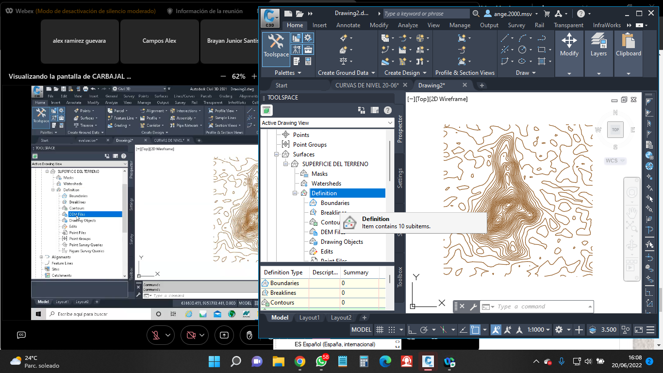 DIGITALIZACIÓN DE  PLANOS EN AUTOCAD,  CIVIL 3D, ARCGIS